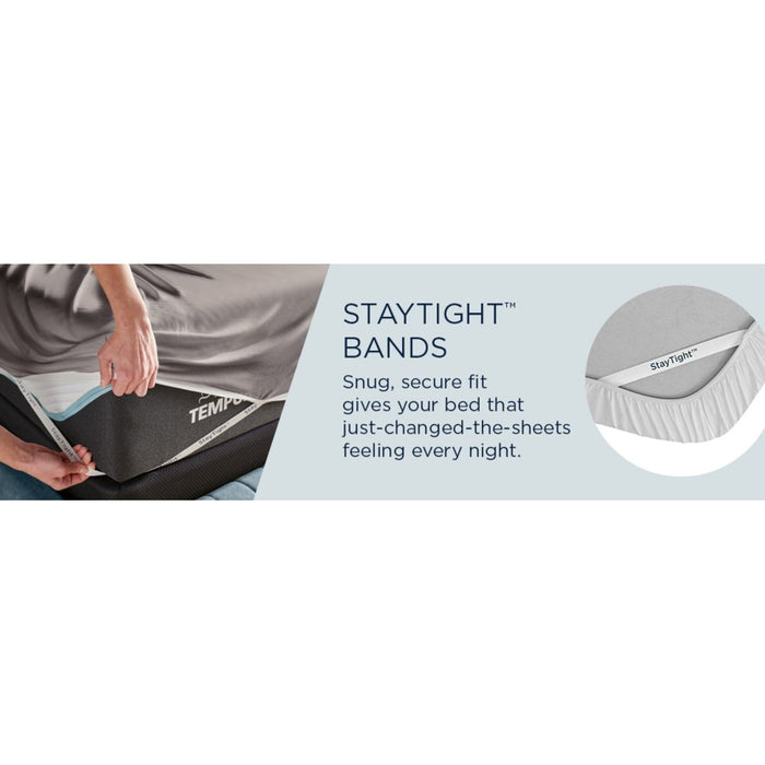 TEMPUR Rayon from Bamboo Sheet Set Sleepy Blue