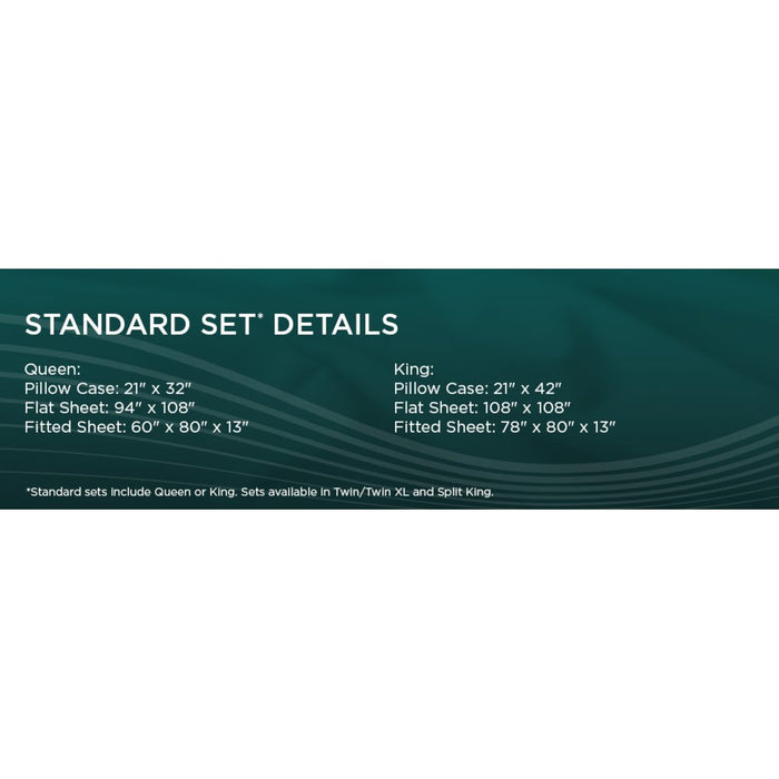 TEMPUR Luxe Egyptian Cotton Pillowcase Set White