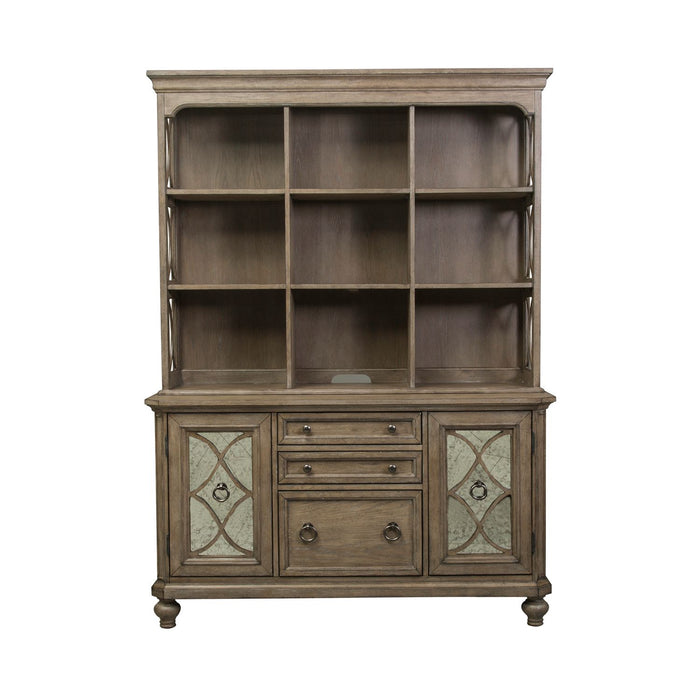 Simply Elegant Credenza & Hutch Set