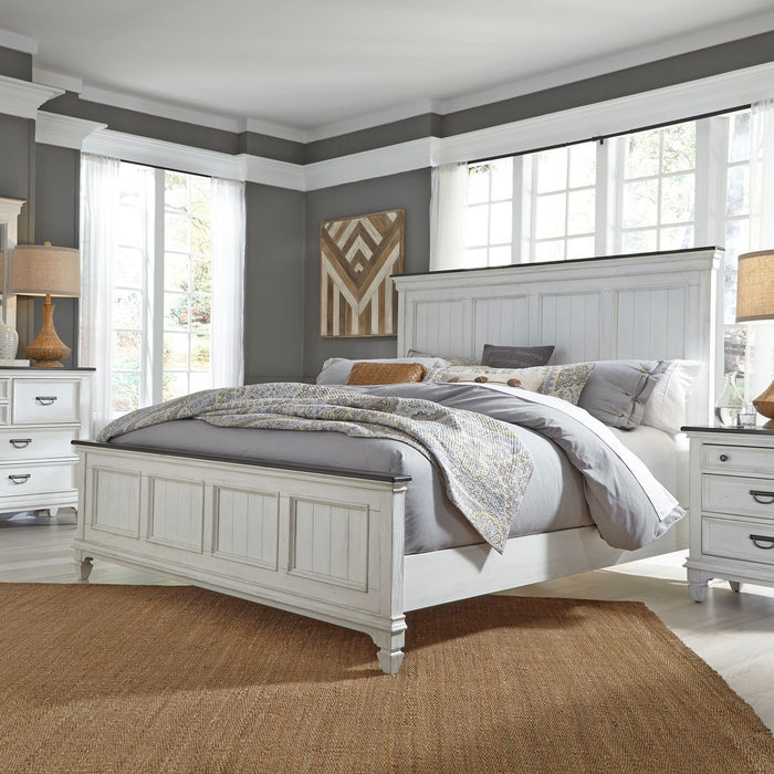 Allyson Park Queen Panel Bed, Dresser & Mirror, Night Stand image