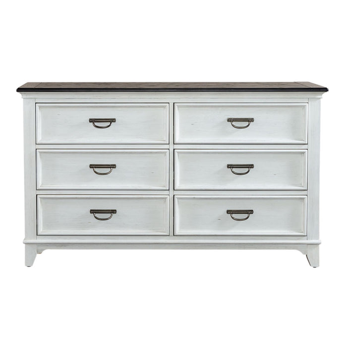Allyson Park Drawer Dresser in White