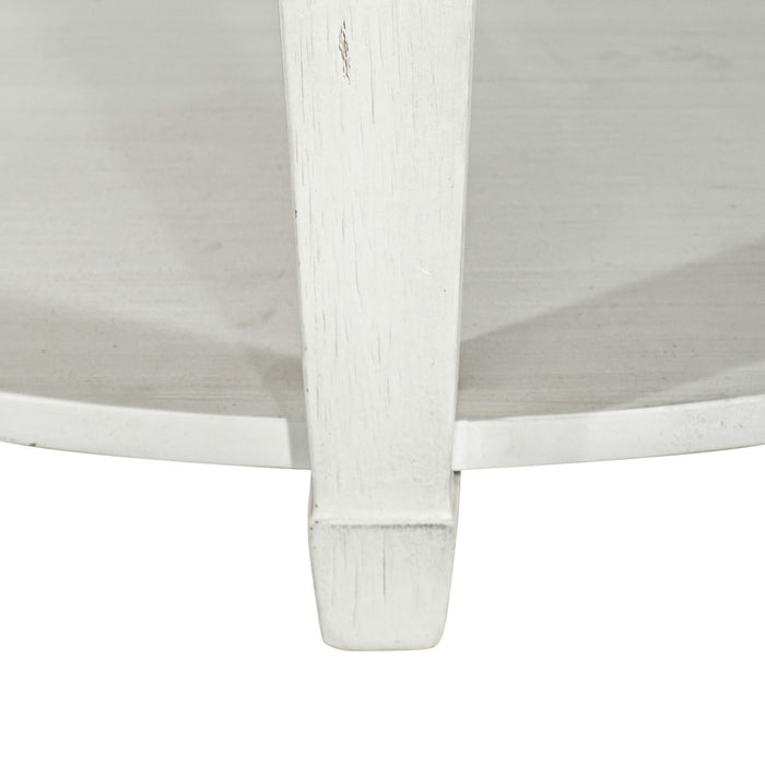 Allyson Park Round Cocktail Table in White image