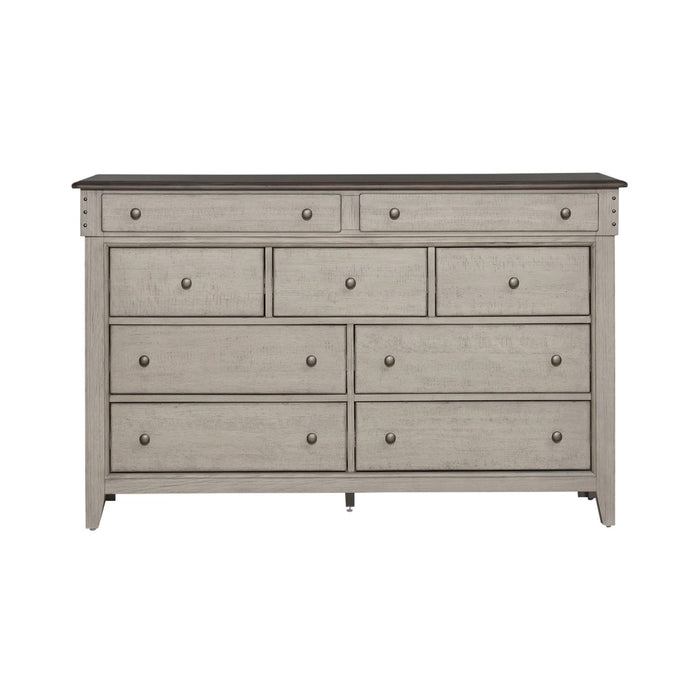 Ivy Hollow 9 Drawer Dresser in Weathered Linen image