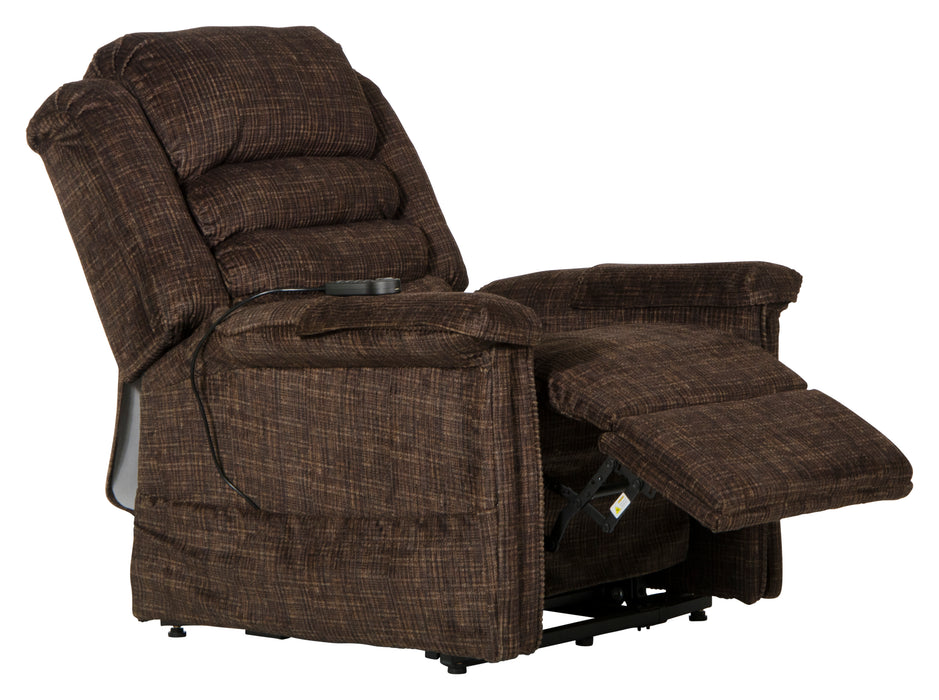 Soother Power Lift Full Lay-Out Recliner w/Heat & Massage
