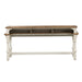 Morgan Creek Console Bar Table in Antique White image
