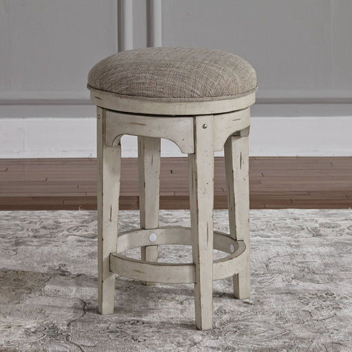 Liberty Morgan Creek Console Swivel Stool in Antique White image