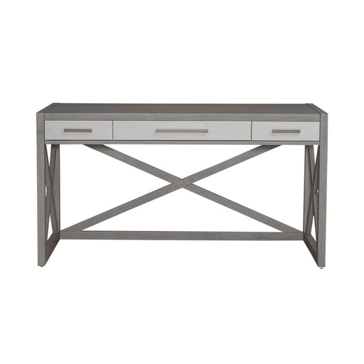 Liberty Furniture Palmetto Heights Writing Desk in Shell White/ Driftwood image