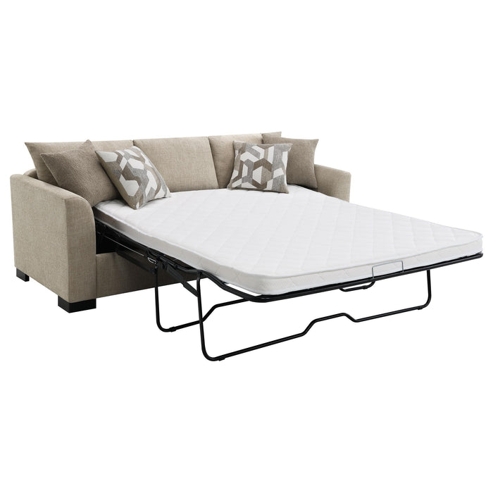 Storey Upholstered Sleeper Sectional Chaise Sofa