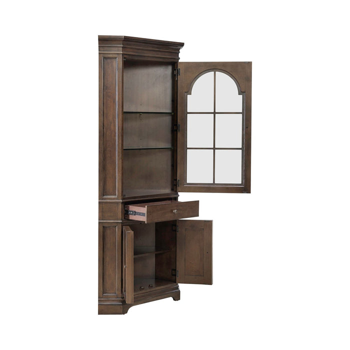 Arden Road Corner Cabinet in Satin Cherry