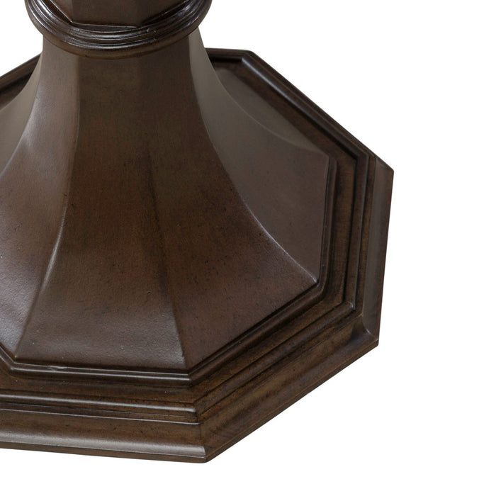 Arden Road Round Chairside Table in Satin Cherry