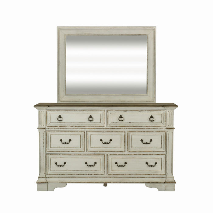 Abbey Park Mirror in Antique White