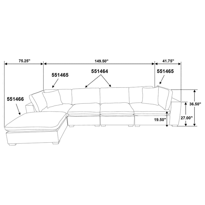 Lakeview Upholstered Modular Sectional