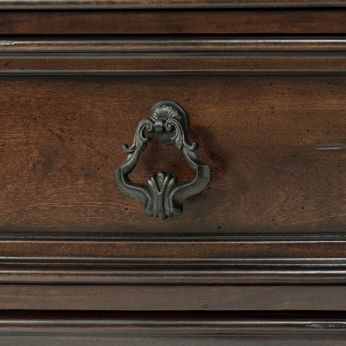Arbor Place King Sleigh Bed, Dresser & Mirror, Chest