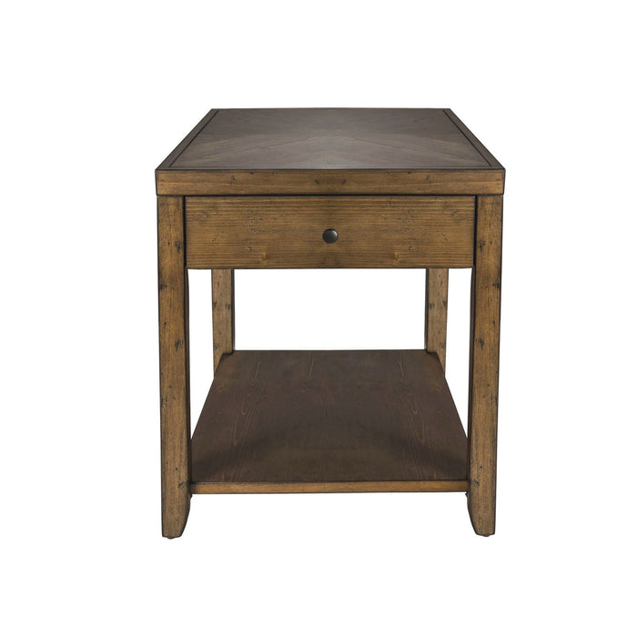 Mitchell End Table in Brown