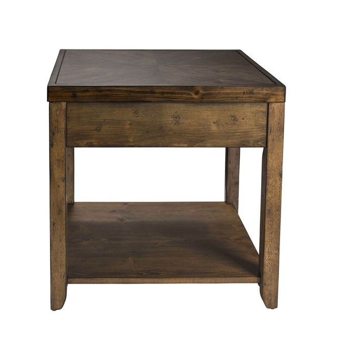 Mitchell End Table in Brown