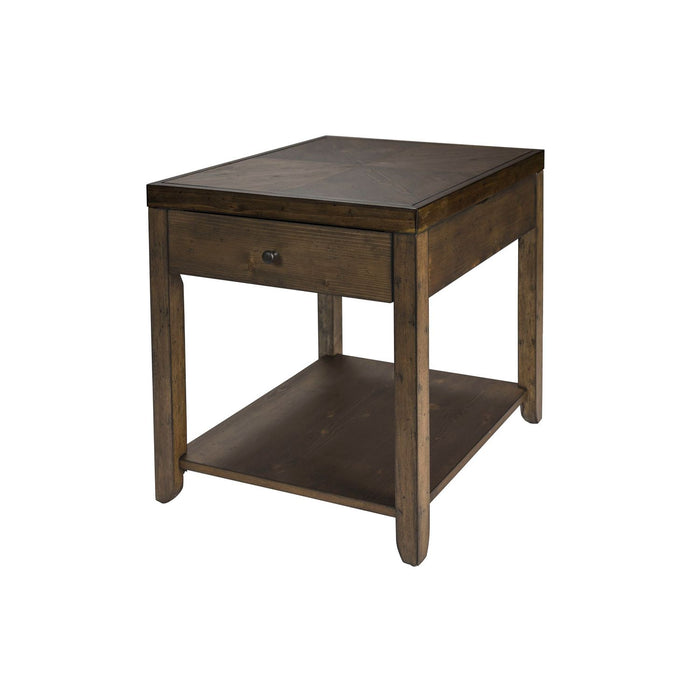 Mitchell End Table in Brown