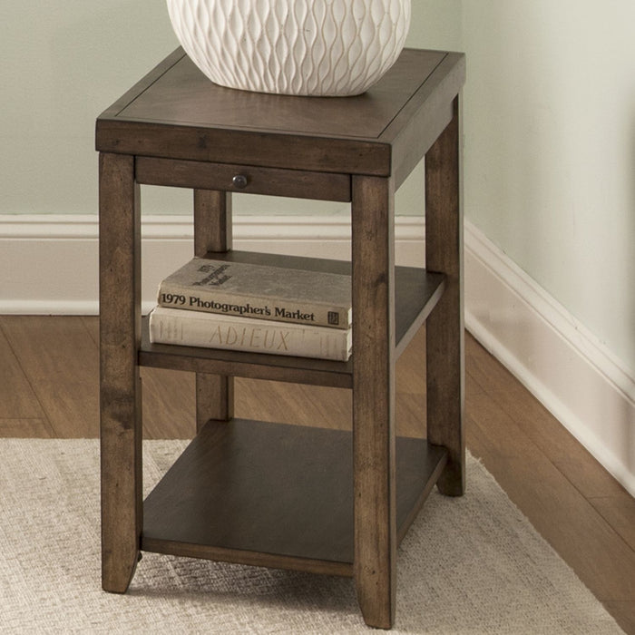 Mitchell Chairside Table in Brown image