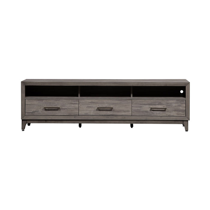 Mercury 62 Inch TV Console in Driftwood Gray