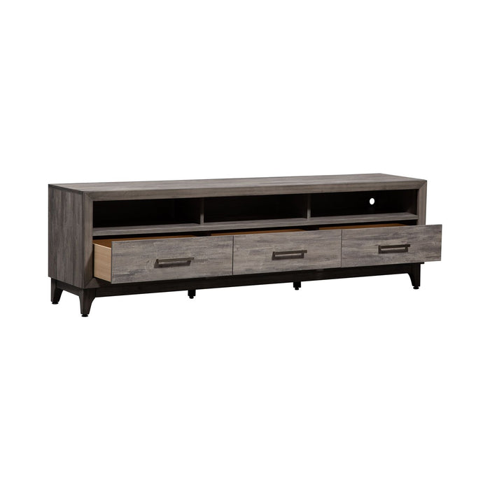 Mercury 62 Inch TV Console in Driftwood Gray