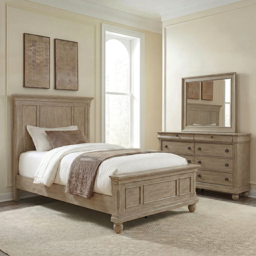 Rustic Traditions Full Panel Bed, Dresser & Mirror image
