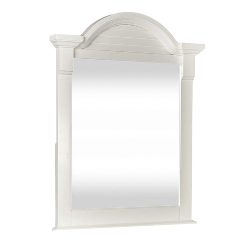 Summer House Small Mirror in Oyster White image