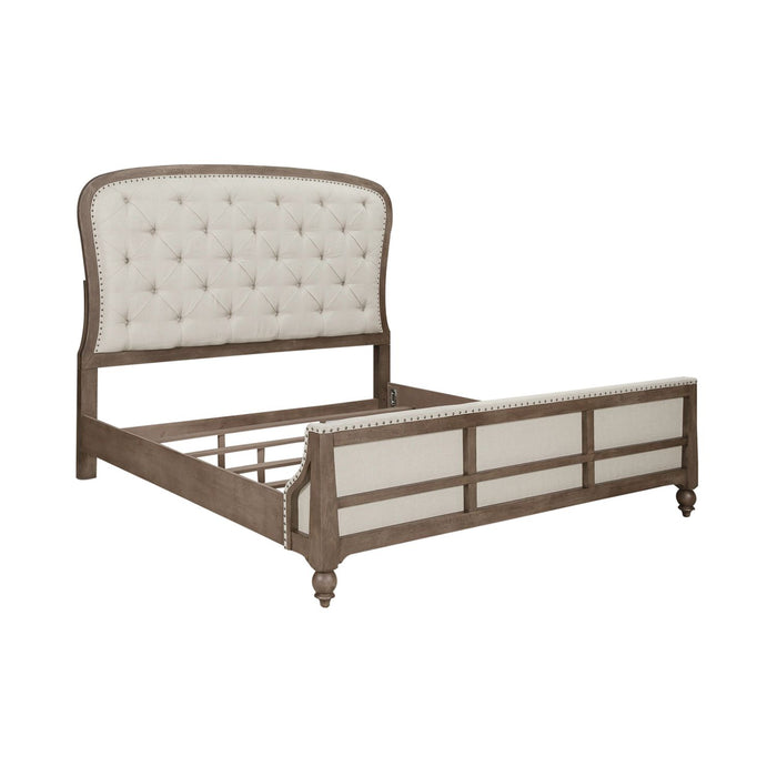 Americana Farmhouse King Shelter Bed