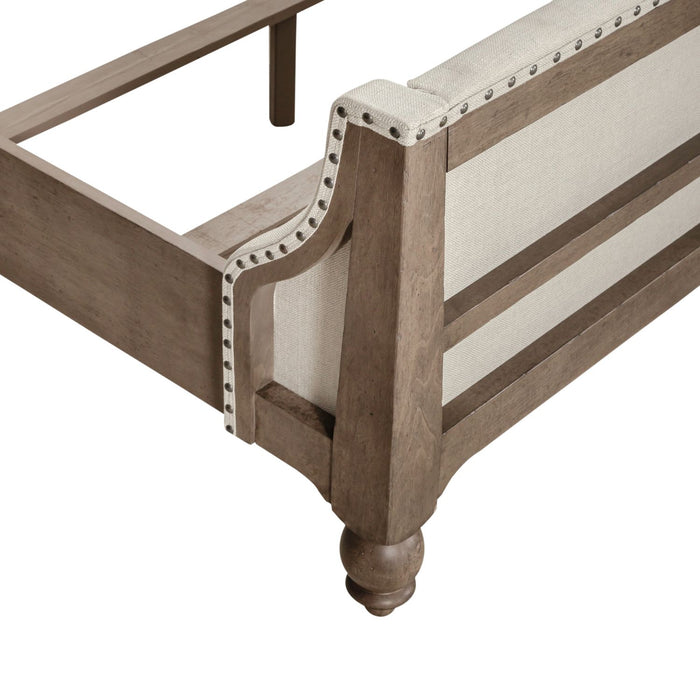 Americana Farmhouse King Shelter Bed