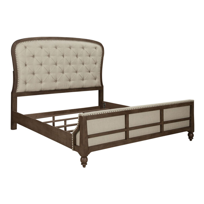 Americana Farmhouse Queen Shelter Bed, Dresser & Mirror, Chest, Night Stand