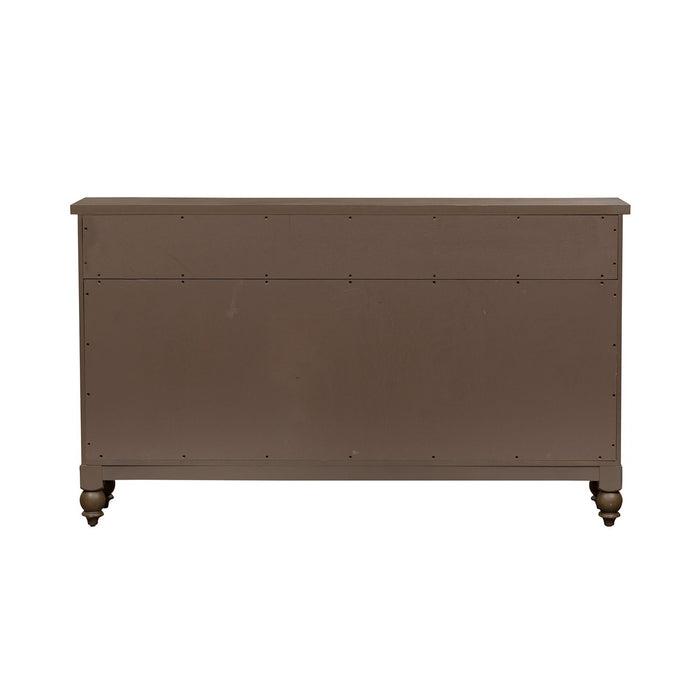 Americana Farmhouse Hall Buffet in Dusty Taupe image