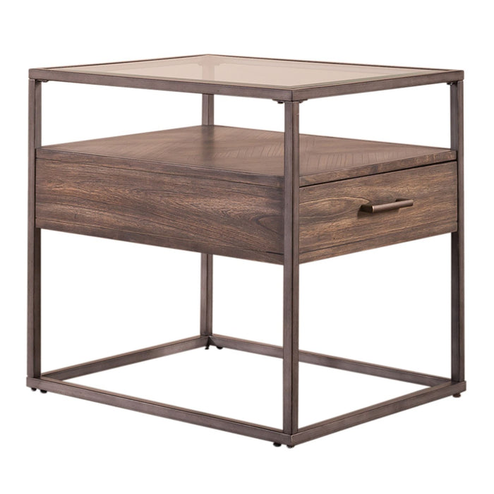 Jamestown End Table in Brown