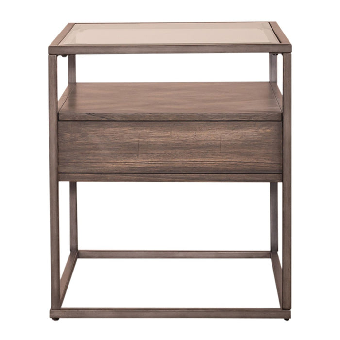 Jamestown End Table in Brown
