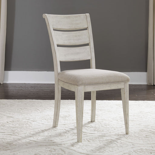 Farmhouse Reimagined Ladder Back Uph Side Chair (RTA) image
