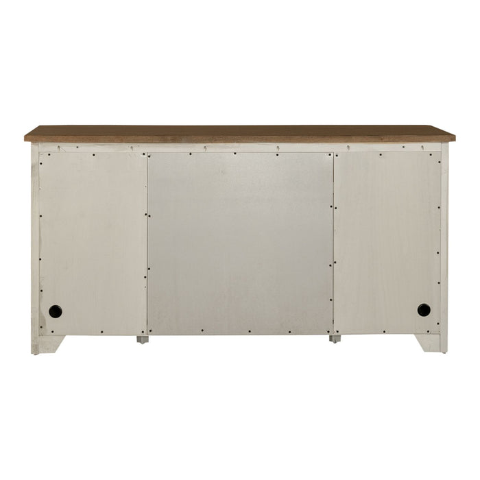 Farmhouse Reimagined Door Credenza in Antique White