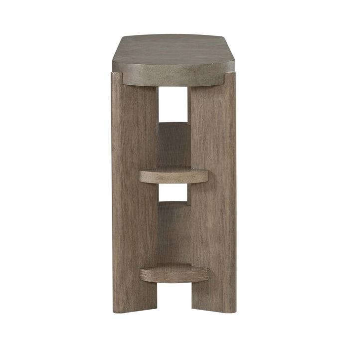 Affinity Sofa Table in Dusty Taupe with Concrete Top