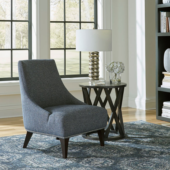 Liberty Furniture Kendall Upholstered Accent Chair in Blue
