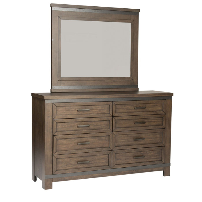 Thornwood Hills King Panel Bed, Dresser & Mirror, Chest, Night Stand