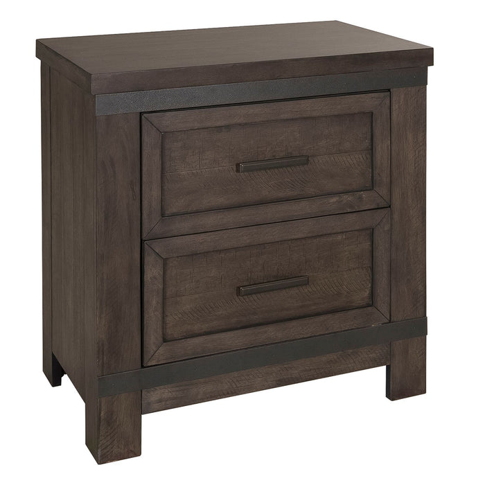 Thornwood Hills King Panel Bed, Dresser & Mirror, Night Stand