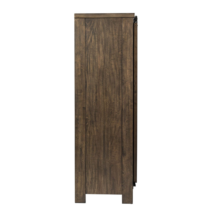 Thornwood Hills Sliding Door Chest in Rock Beaten Gray