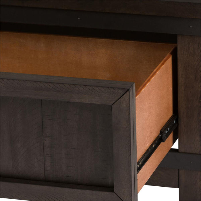 Liberty Furniture Thornwood Hills Twin Bookcase Bed in Rock Beaten Gray