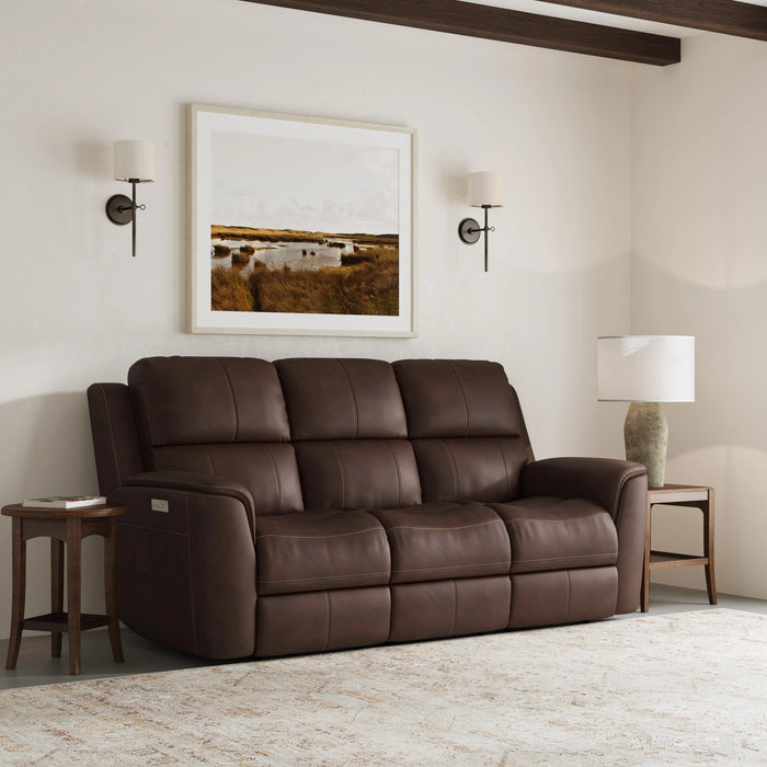 Henry Latitudes Power Reclining Sofa with Power Headrests & Lumbar - 5000005522