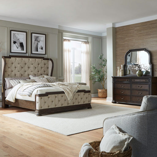 Provence Park Queen Shelter Bed, Dresser & Mirror image