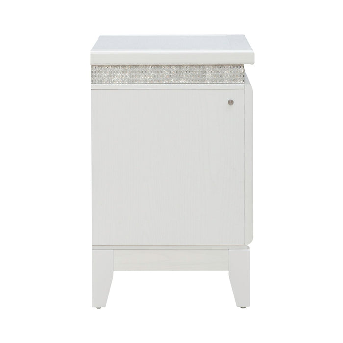 Reflections Nightstand w/ Lights and Charging Station image