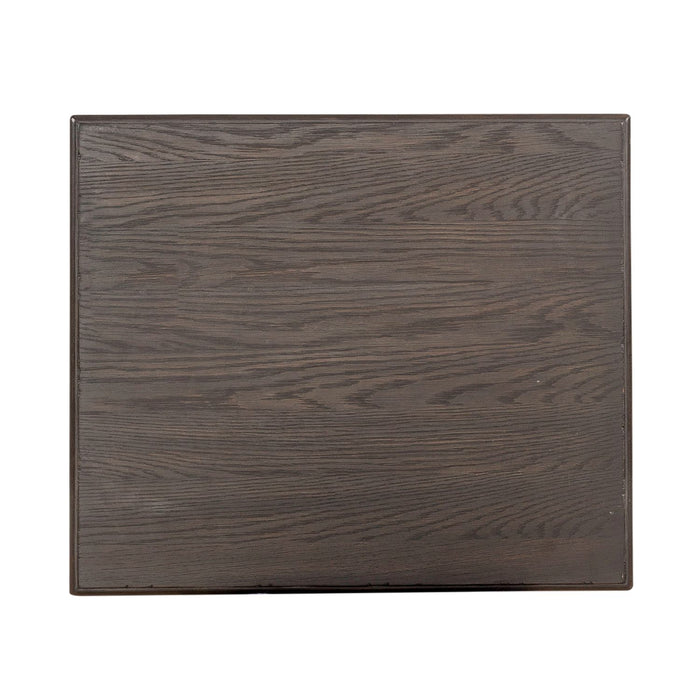 Mill Creek Drawer End Table in Peppercorn