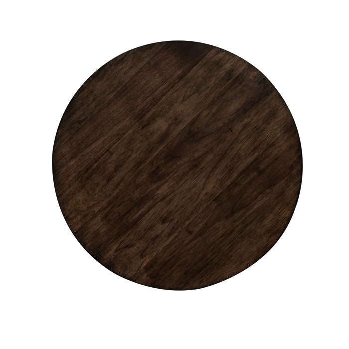 Ventura Blvd Round End Table in Bronze