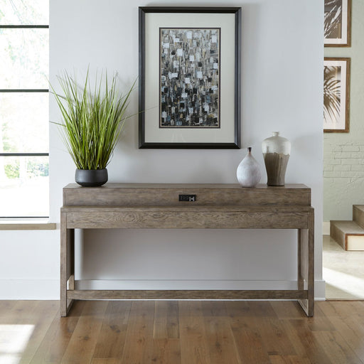Bartlett Field Console Bar Table in Dusty Taupe image