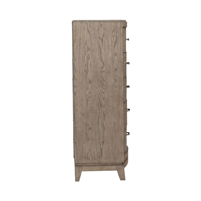 Avalon 5 Drawer Chest in Burnished Beige