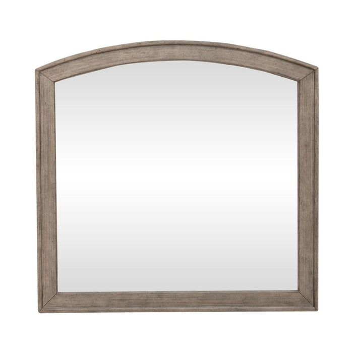 Avalon Arched Mirror in Burnished Beige image