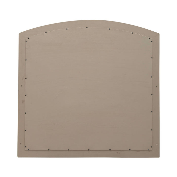 Avalon Arched Mirror in Burnished Beige