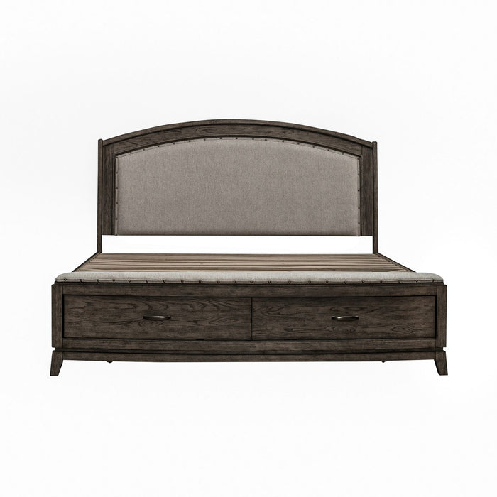 Avalon Queen Uph Storage Bed