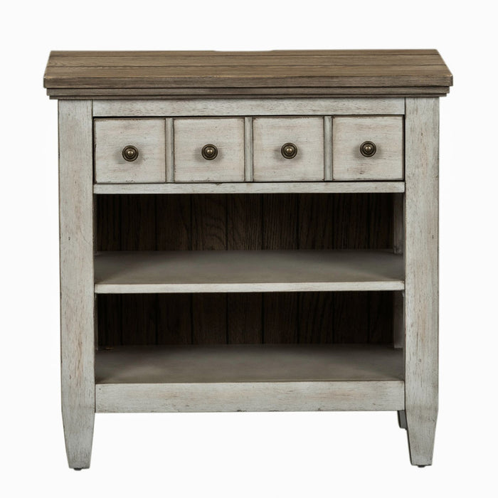 Heartland Queen Panel Bed, Dresser & Mirror, Night Stand